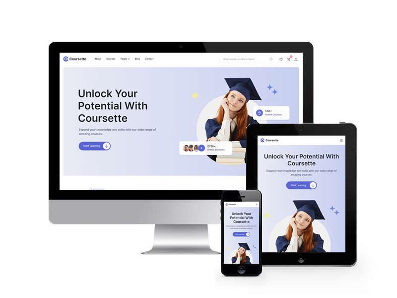 網(wǎng)絡(luò)教育類網(wǎng)站HTML靜態(tài)模板